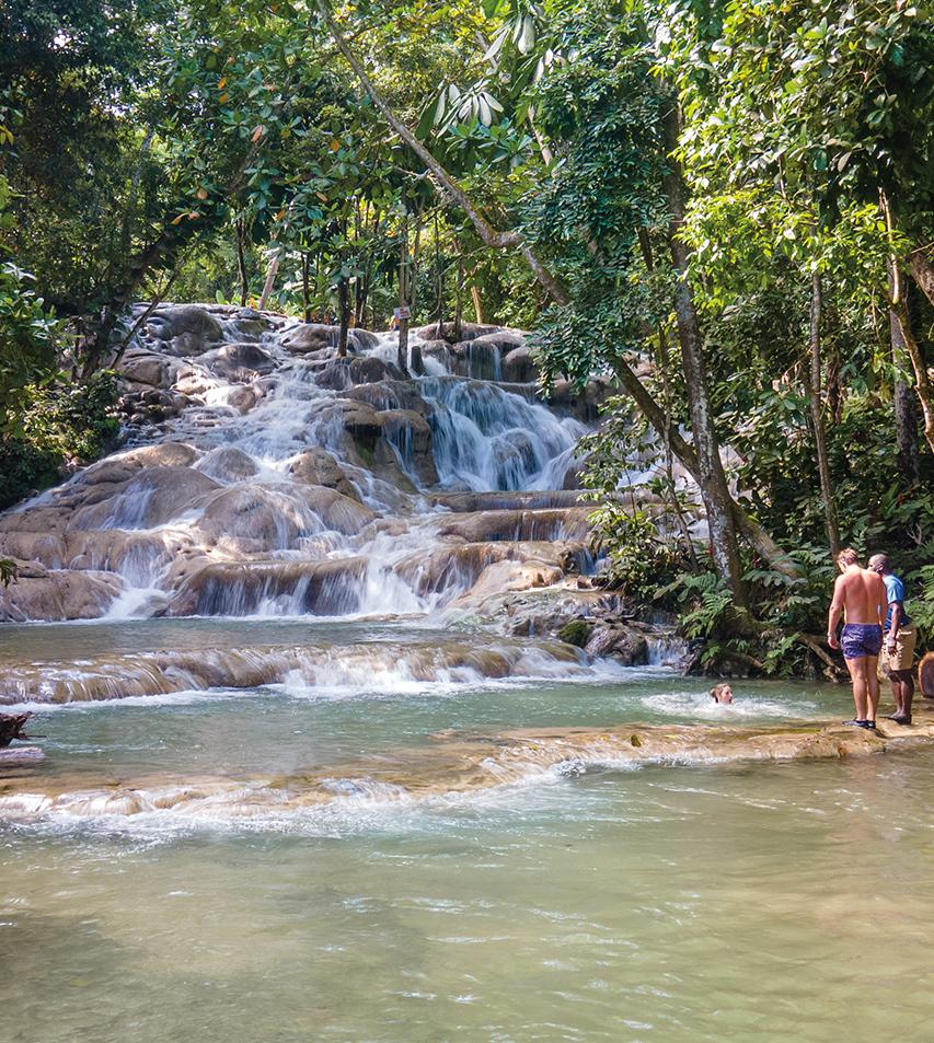 Dunn's River Falls for Jamaica Tourist Board by David I Muir
