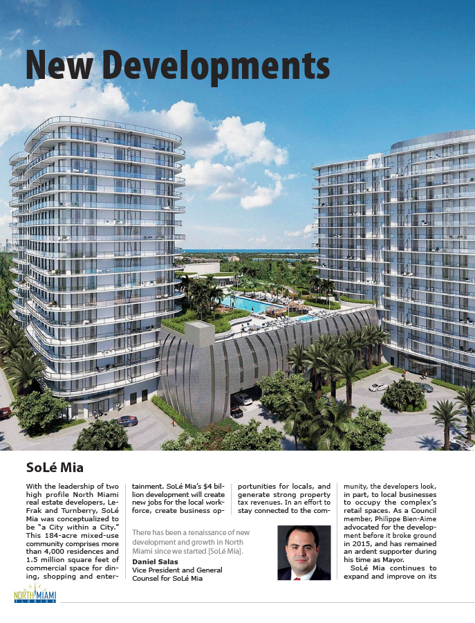 North Miami State of the City Page Layout